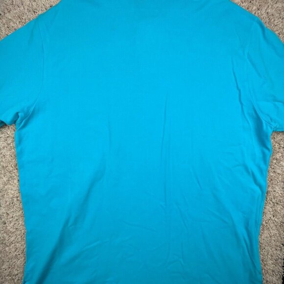 Polo Ralph Lauren Mens Polo Shirt Short Sleeve Pony Logo Size 2XL Light Blue - Picture 9 of 9